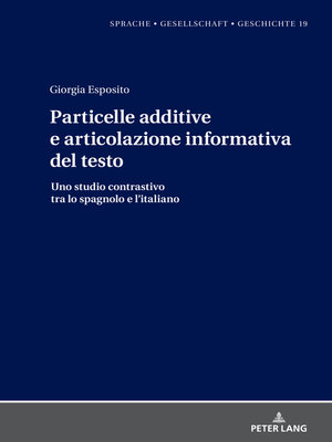 cover image of Particelle additive e articolazione informativa del testo
